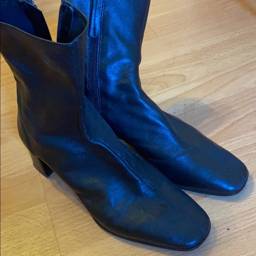 ZARA lambskin boots
